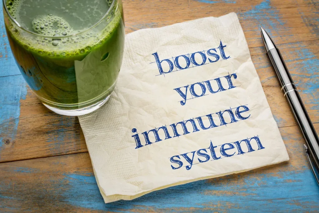 Juice to improve the immune system. 